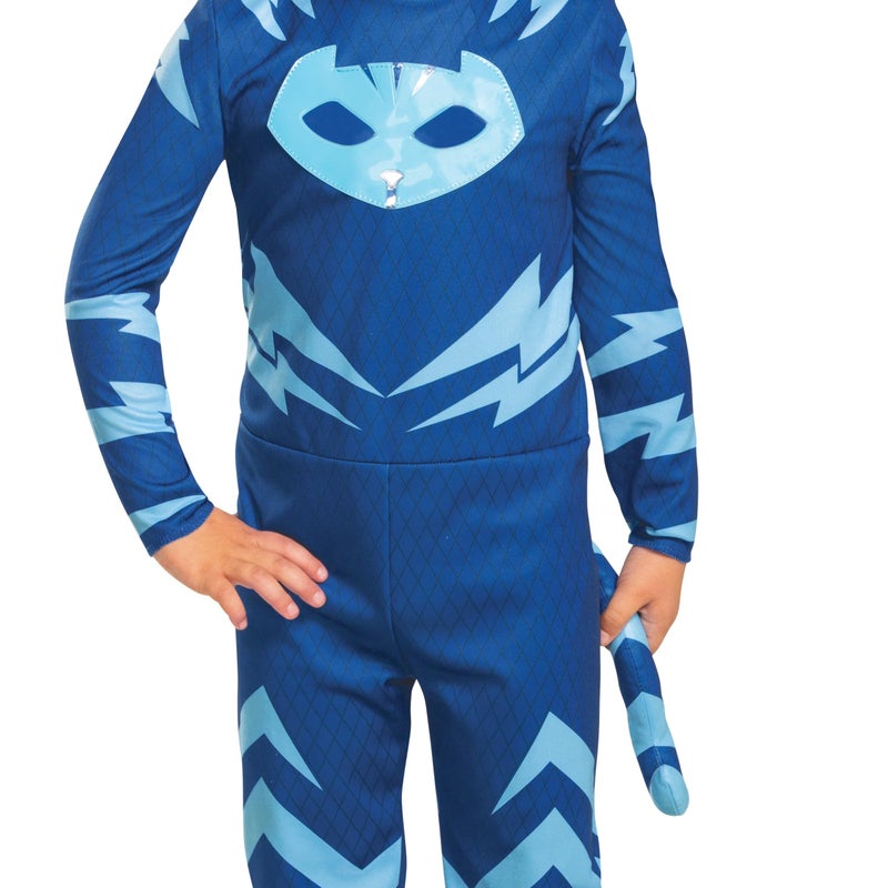 Disguise PJ Masks Catboy Costume, Deluxe Kids Light Up Jumpsuit Outfit and Character Mask, Toddler Size Large (4-6) - Image 3